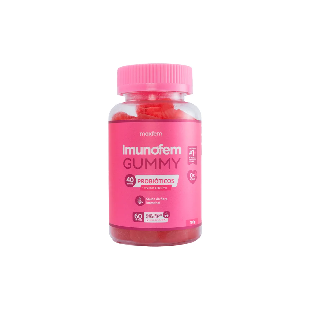 Imunofem Gummy - probiótico íntimo feminino em gomas