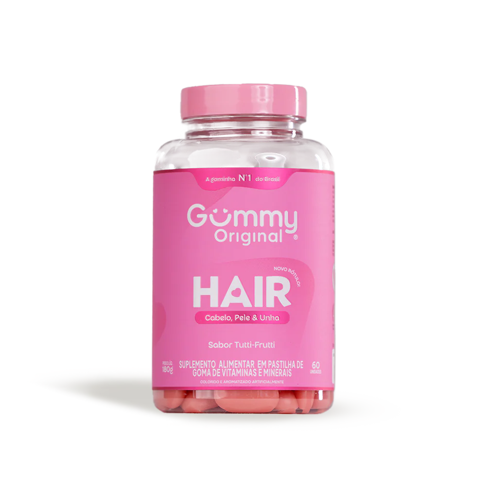 1 pote de Gummy Hair Tutti-Frutti 180g